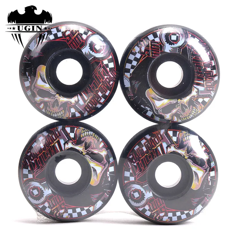 [52mm*30mm 100A] 4 Pcs/Lot UGIN Skateboard PU Wheel for U Pool Plaza Street Skating