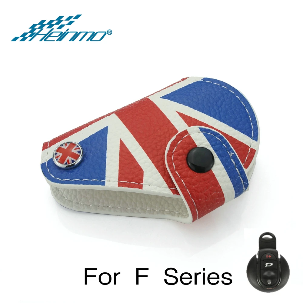 Для MINI Cooper R56 R55 R60 R61 F54 F55 F56 F60 Стильный автомобильный чехол для ключей, чехол-держатель для MINI Countryman, аксессуары Clubman - Название цвета: F Series Red Jack