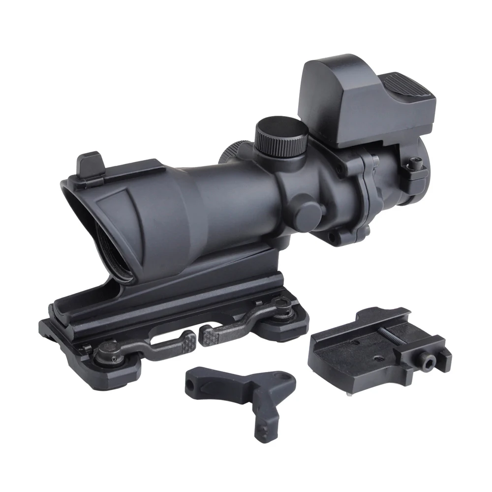 Acog 4X32 прицел с QD креплением и мини в красную точку Снайперский охотничья стрельба