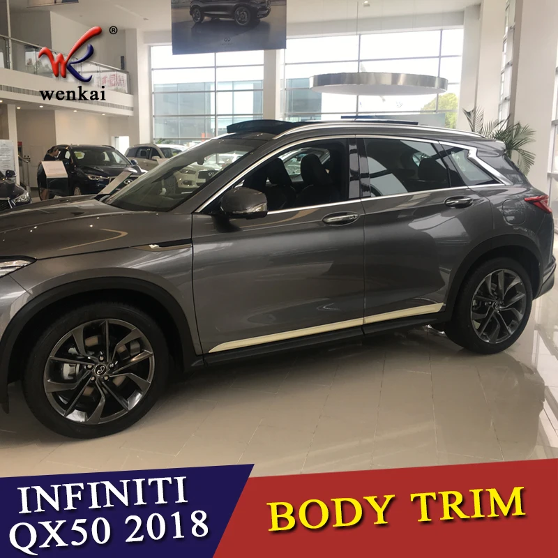 Декоративная накладка для Infiniti QX50 2018 декоративная на дверь Боковое покрытие