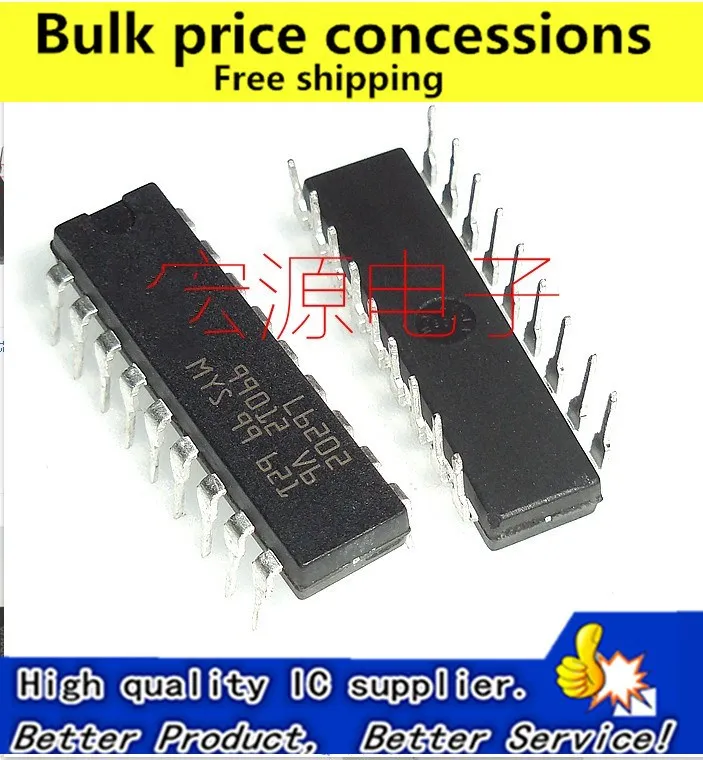

Free shipping 10pcs/lot L6202 DIP-18 IC