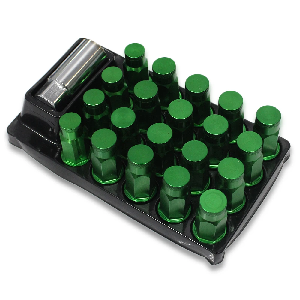 Лучей Алюминий гайка для гонок гоночный колесо волочения nissan subaru suzuki M12 * P1.25 L:50 мм