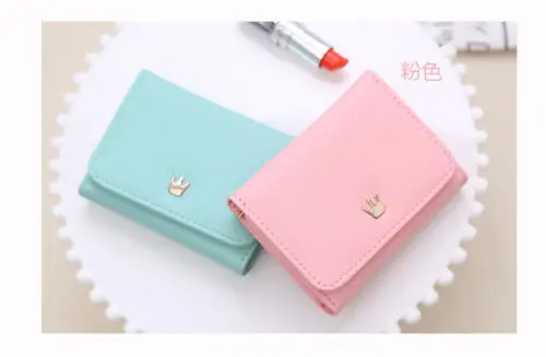 Лидер продаж 2017 маленький женский кожаный мини кошелек держатель для карт клатч