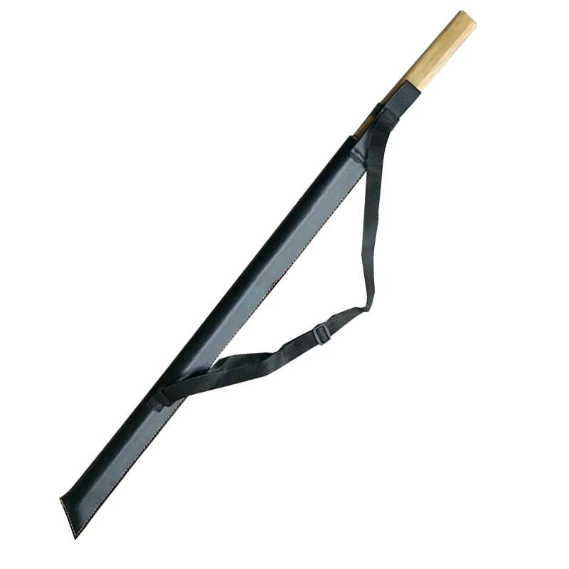 Темно-красный Жесткий деревянный меч самурая Bokken практика Кендо палка Бусидо Катана PU ножны, скаббард бренд Supply-100cm