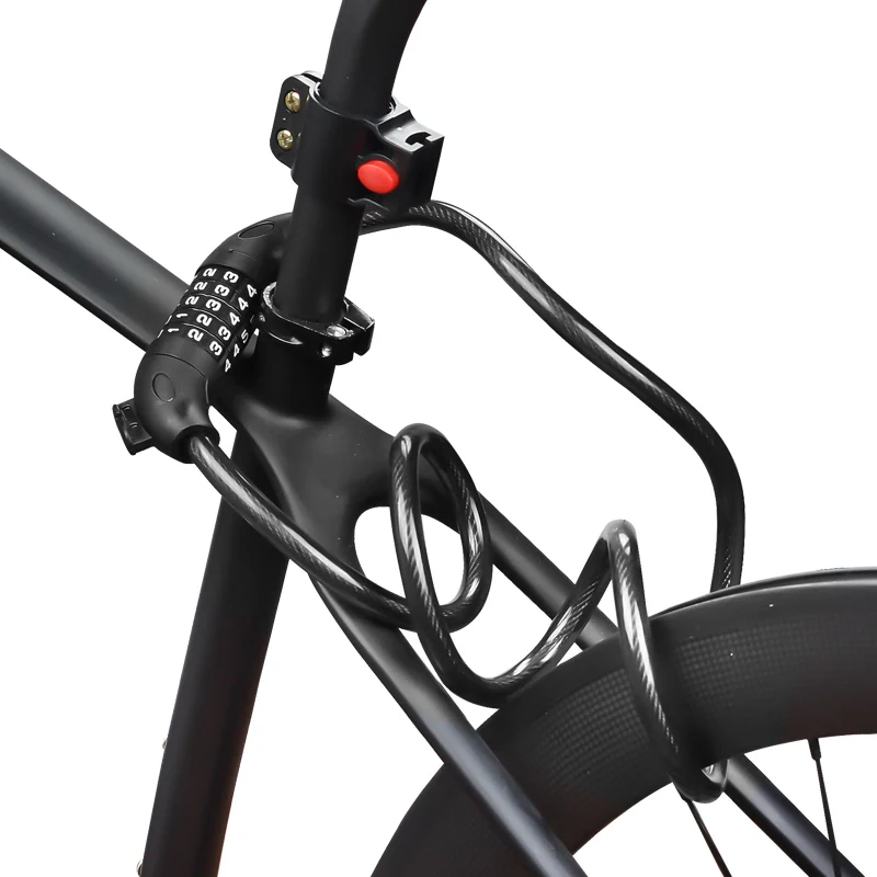 

BIKEIN Cycling Bike Password Cable Lock For Bicycle Motorcycle Anti-theft Steel Lock MTB Lock Mountain Bicycle Accessories