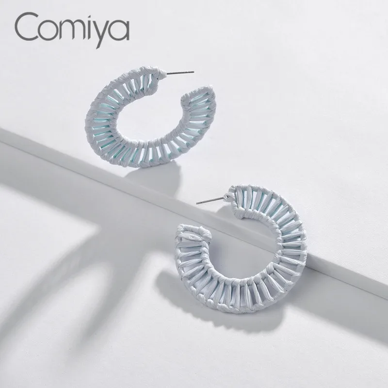 Comiya Personality Stud Earrings For Women Handmade Accessories Pendientes Big Earring Boucle Doreille Femme Wholesale | Украшения и