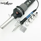 220 В 450 Вт 450 градусов ЖК регулируемый электронный тепловой фен 8018 ЖК-дисплей паяльная станция для распайки + Электрический паяльник