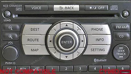 YATOUR цифровой музыкальный преобразователь Aux-in SD USB MP3 адаптер Интерфейс для NISSAN