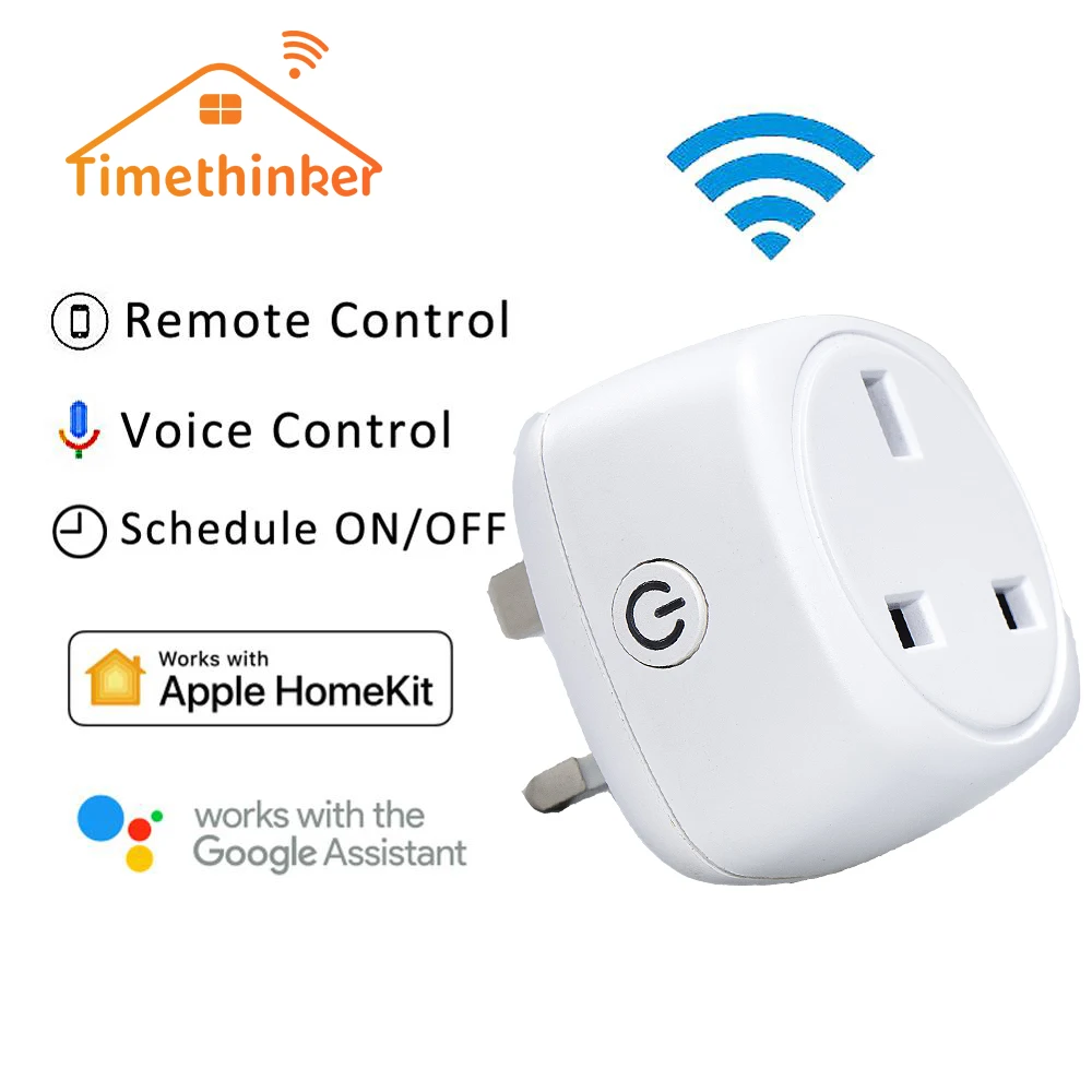 Умный дом Timethinker, Wi-Fi розетка для Apple Homekit, США, ЕС, вилка для Alexa, Google Home, голосовое управление, таймер, модуль, новая версия