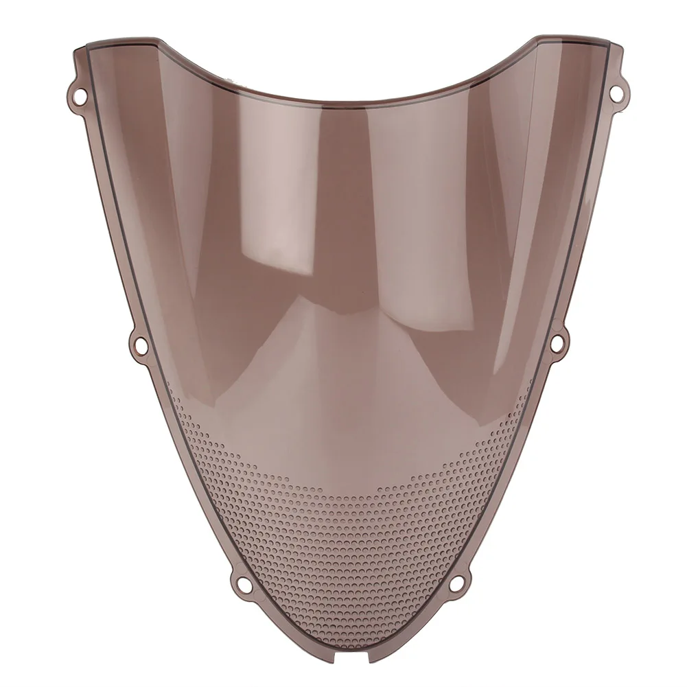 Tan Лобовое стекло мотоцикла ветровое стекло Double Bubble для Kawasaki Ninja ZX6R 2005 2006 2007 2008& ZX636 2005-2006 - Цвет: Tan