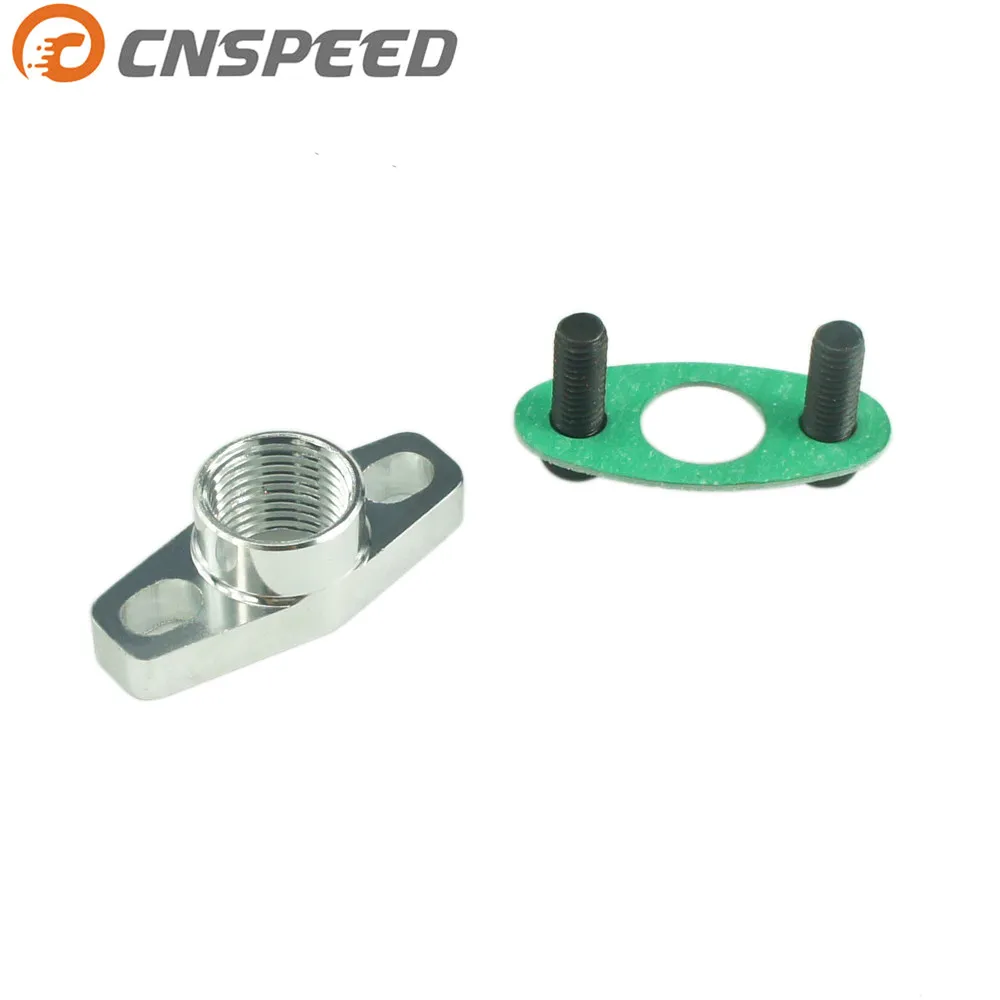 CNSPEED новый алюминиевый AN10 1/2NPT T3 T4 для слив масла из турбины обратный фланец