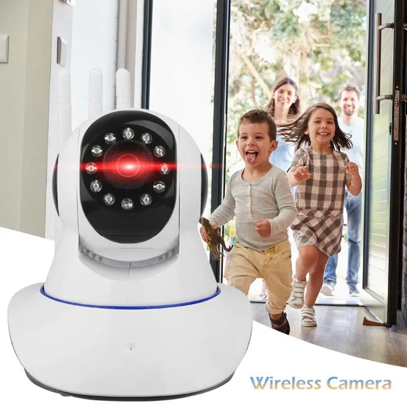 1080P IP камера Q6 беспроводная WiFi 2MP наблюдения Домашняя безопасность ночное видение