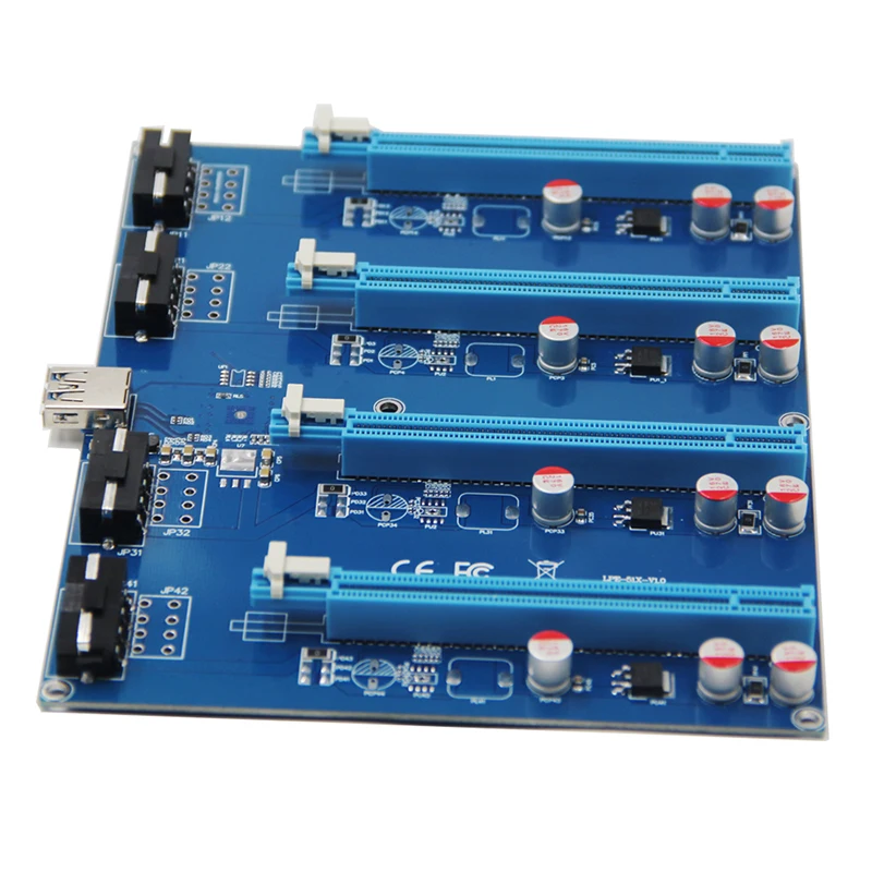 PCIe 1 4 PCI express 16X Слоты Riser Card USB3.0 E 1X к внешнему e слот адаптер Порт мультипликатор