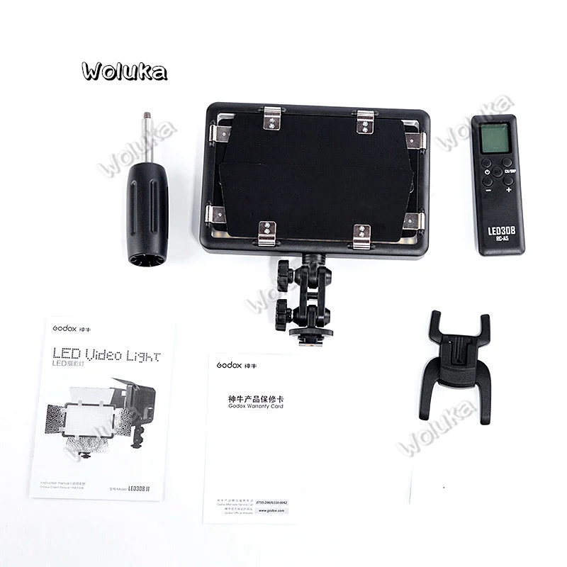Godox светодио дный 308C II 3300 К 5600 видео свет лампы + пульт дистанционного for камеры и
