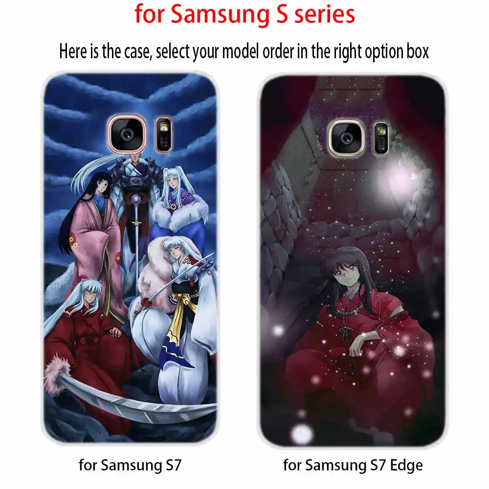Inuyasha обувь для косплея Аниме Кагоме Мягкая обложка Samsung Galaxy S7 край S8 S9 S10 S11 S20 S21 рlus