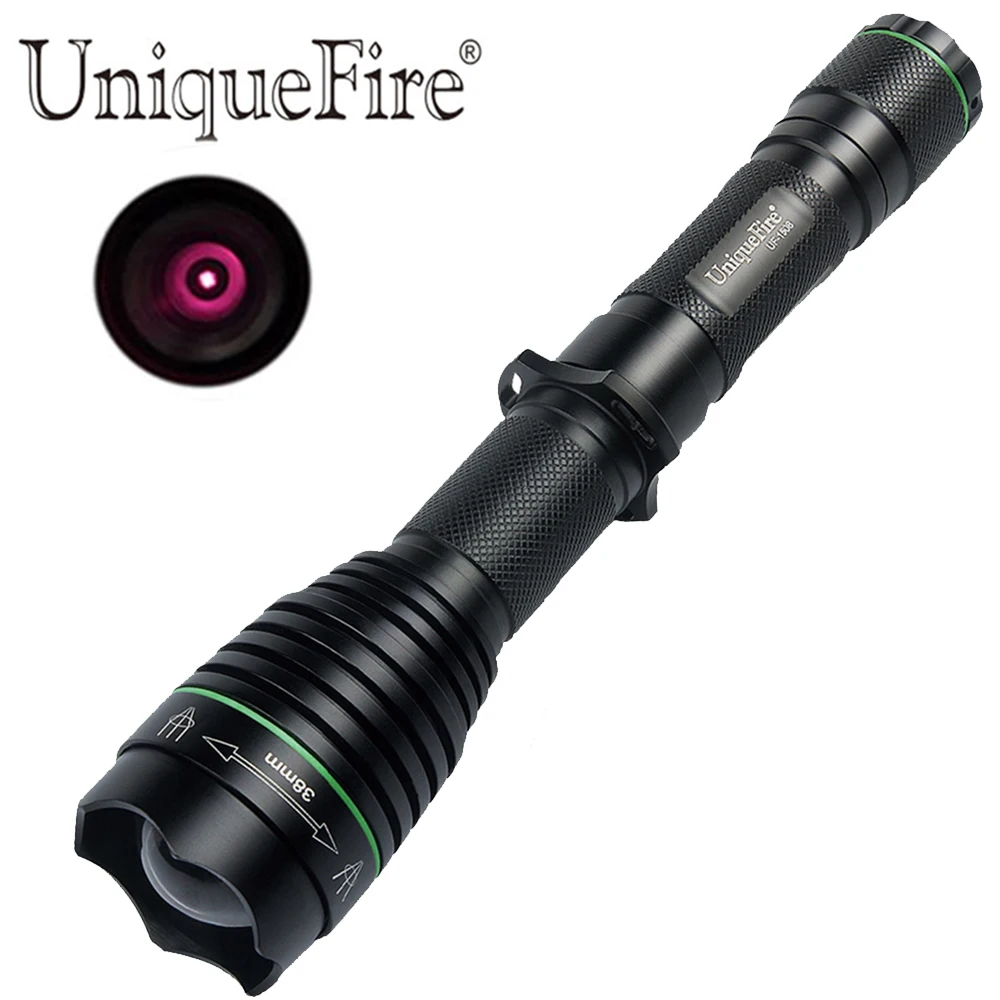 Светодиодный фонарик UniqueFire 1508 T38 IR нм Тактический Инфракрасный светильник онарь