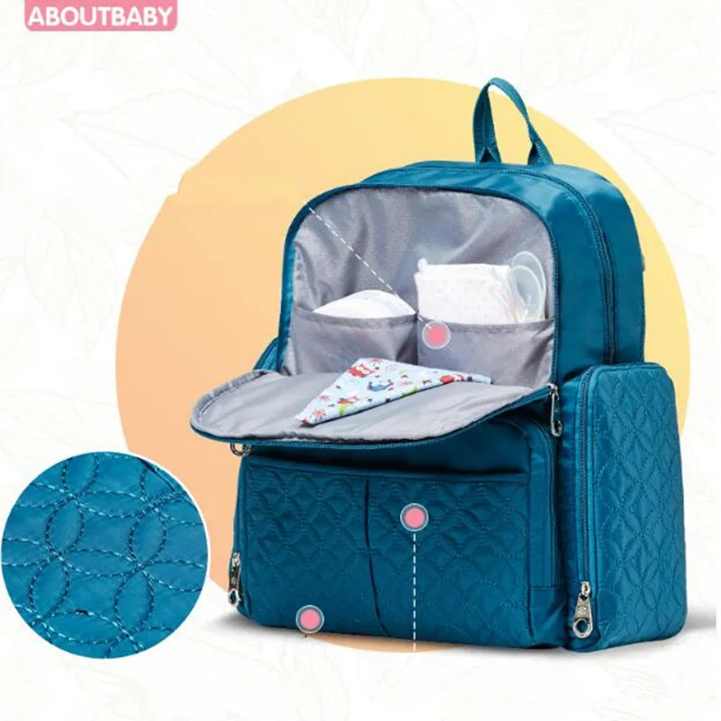 Large Capacity Baby Diaper Bag Travel Backpack Nappy Changing Stroller Organizer Mummy Mother Maternity Nursing | Мать и ребенок