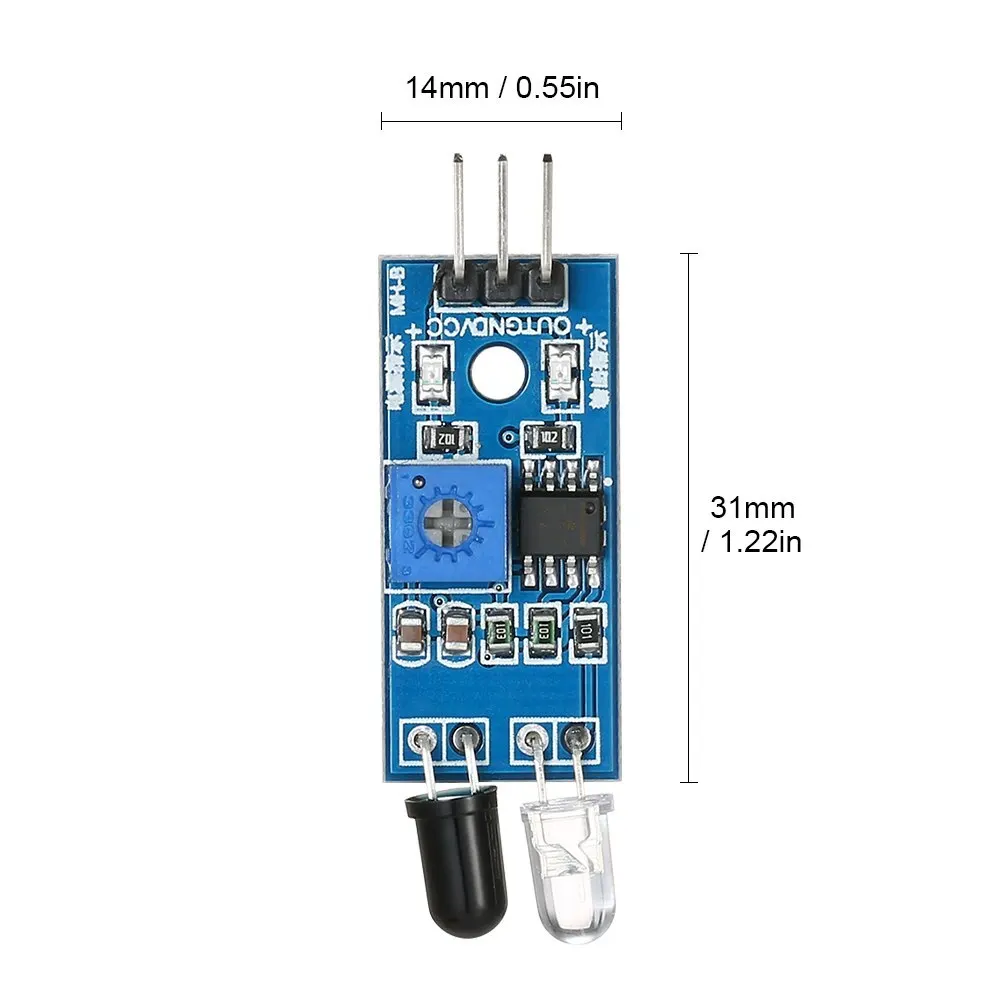 20 шт. инфракрасный Сенсор модуль обхода препятствий доска для Arduino салона