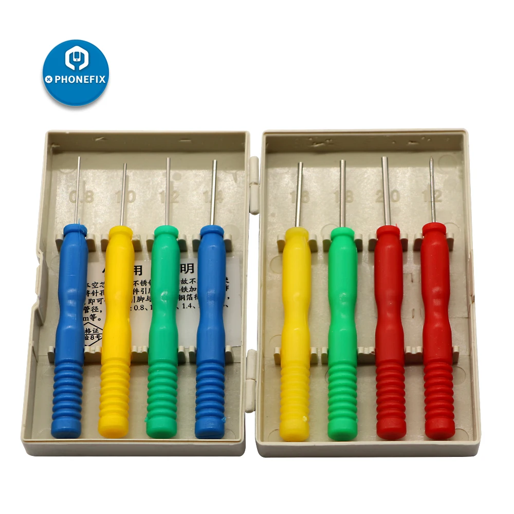 PHONEFIX 8 шт. полые иглы инструмент для распайки наборы из нержавеющей стали