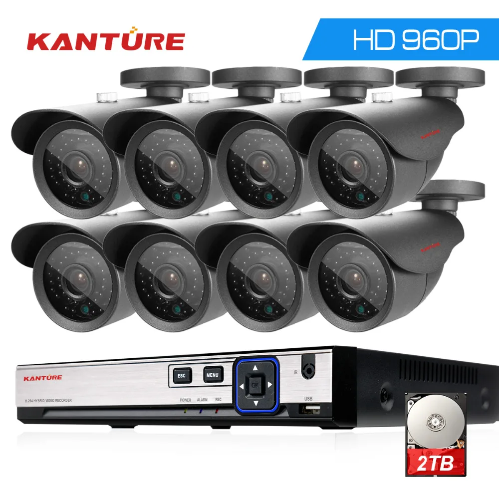 8CH HDMI 1080P DVR регистратор системы 8 шт. 960P CVI AHD IP66 in/открытый комплект камер