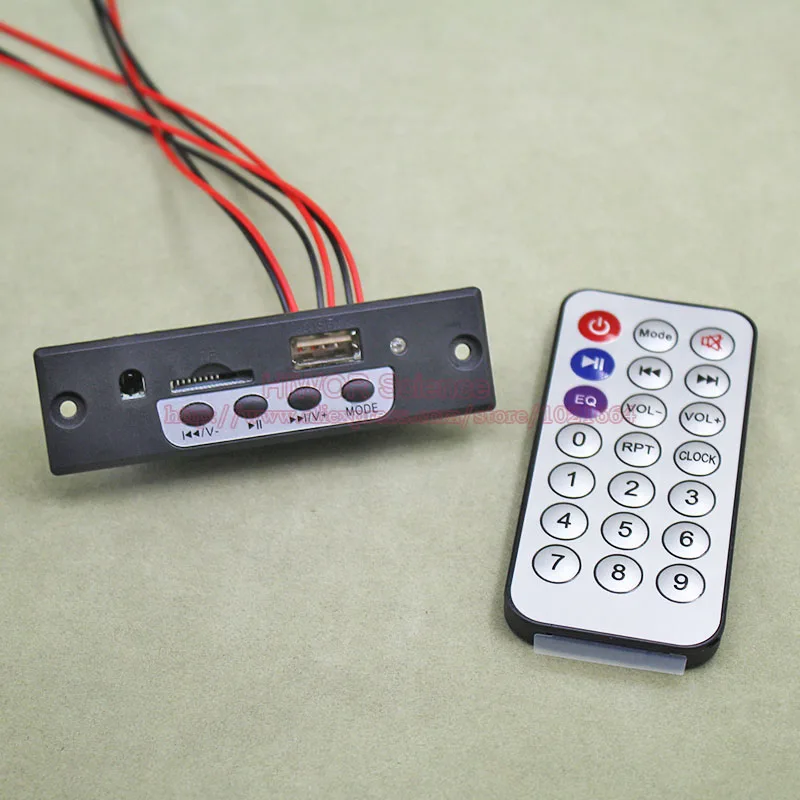 MP3 WAV аудио декодер 1 компл./лот 3 Вт + плеер усилитель мощности Модуль платы PCB USB TF