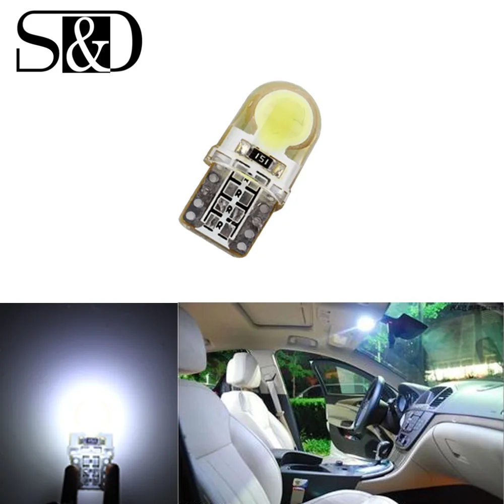 Авто T10 чистый белый 194 W5W 168 COB 8 SMD кварцевая Автомобильная LED супер яркий