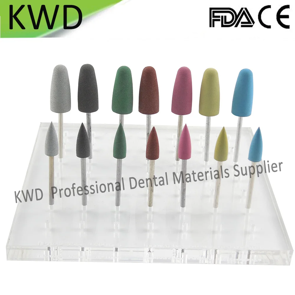 100pcs/Lot Universal 2.35mm Bullet Silicone Rubber Prophylaxis Polisher For Polishing Ceramic Dentist Equipment Hot Cheap | Красота и