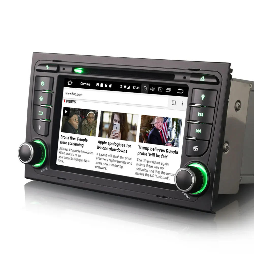 Erisin ES7878A 7 "Android 8 0 Автомобильный GPS радио DVR DAB + DVD для AUDI A4 S4 RS4 B7 B9 SEAT