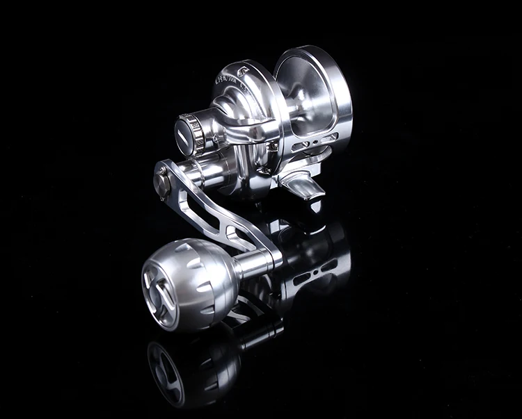 Lurekiller CNC полностью Металлическая медленно отжигающаяся Катушка лодка катушка морская игровая катушка 10 Вт правая/левая ручка