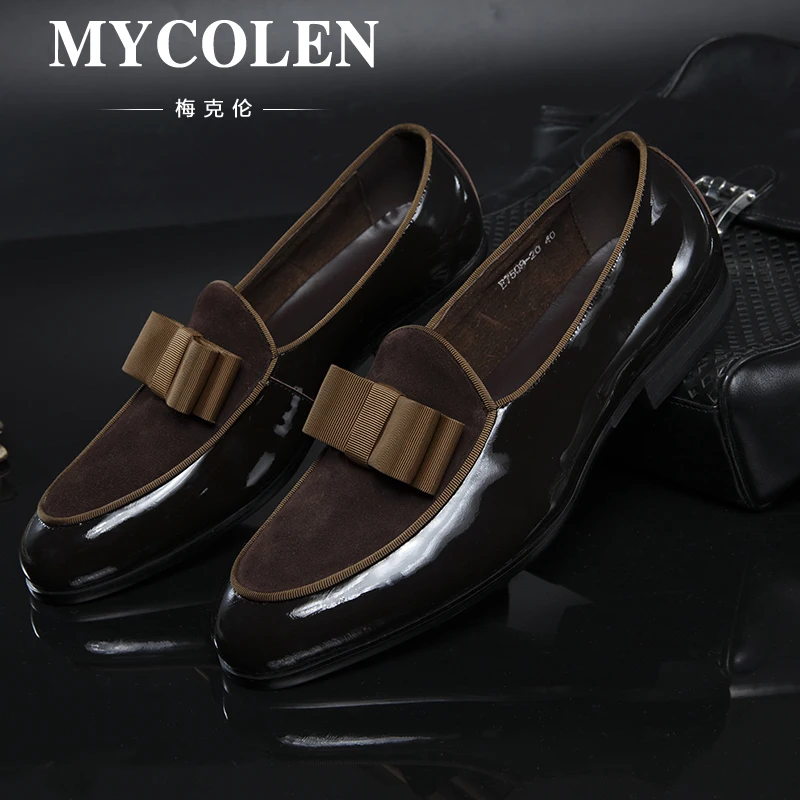 MYCOLEN Genuine Leather Handmade Mens Loafers Men Shoes Classical Casual Moccasins Male Office Shoe Zapatos Hombre | Обувь