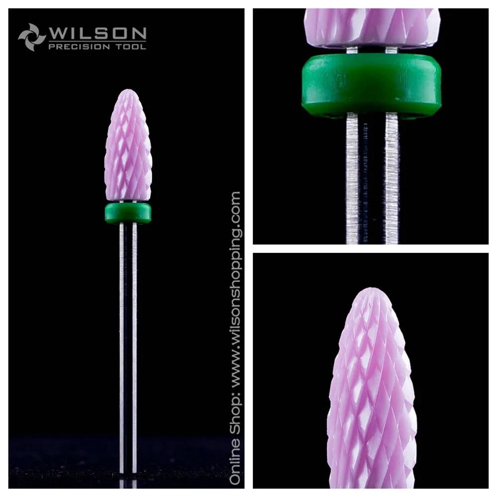 

Pink Ceramic Nail Drill Bit - Flame Bit - Coarse(612041)