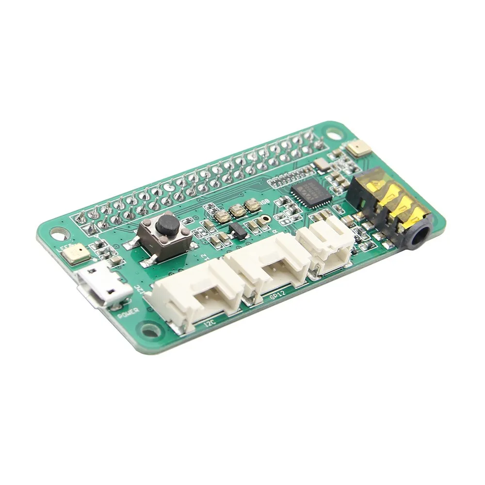 Raspberry Pi динамик Re 2-микрофоны (микрофон) шляпа Плата расширения для 3 Модель B + плюс