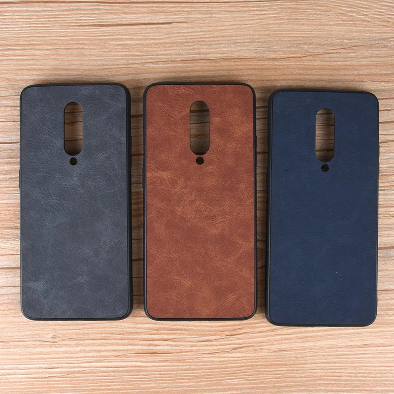Новая мода обложка на заднюю панель из искусственной кожи для Oneplus 7/7 Pro Чехол
