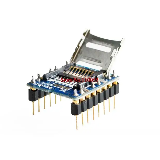 【SIMPLE ROBOT】 WTV020 SD WTV020SD 20SS мини карты MP3 звуковой модуль для PIC 2560 UNO R3 16P wav|sound module|sd card