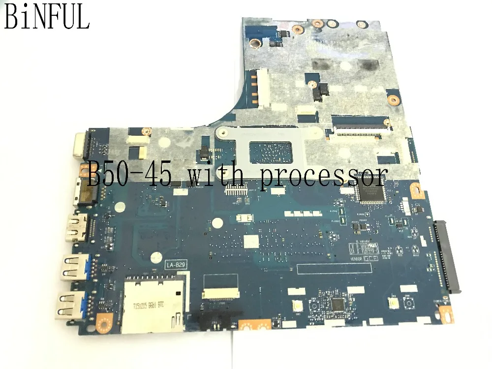 В наличии. ZAWBB LA B291P материнская плата для LENOVO B50 45 ноутбук E1 процессор +
