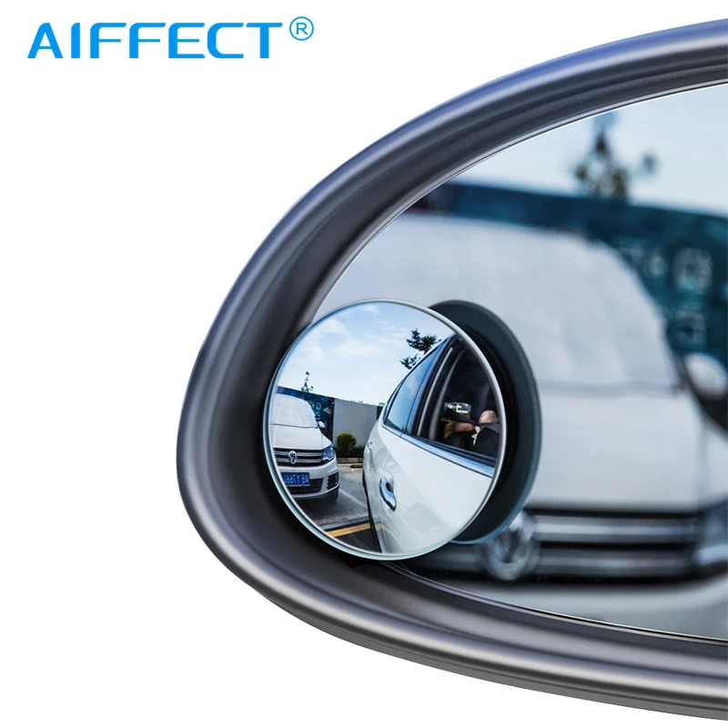 AIFFECT 2 шт. автомобильный держатель HD зеркало заднего вида с выпуклым зеркалом авто 360 градусов широкоугольные