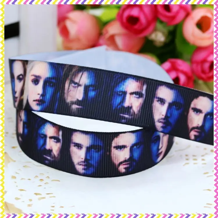 Вечерние ленты для волос 7/8 '' с принтом из фильмов OEM 22 мм|decor| |