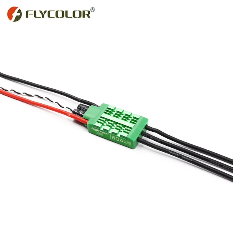 Оригинальный Flycolor FlyDragon Slim 60A 2 6s ESC контроль скорости водонепроницаемый для