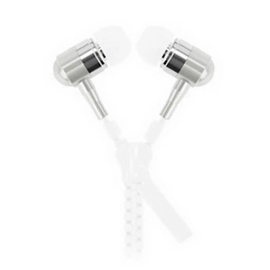 In ear Stereo 3 5 мм Jack Earbuds Zipper Phone наушники Спортивная гарнитура 32 10 500 Гц с 1 2 м/47 дюйма 18