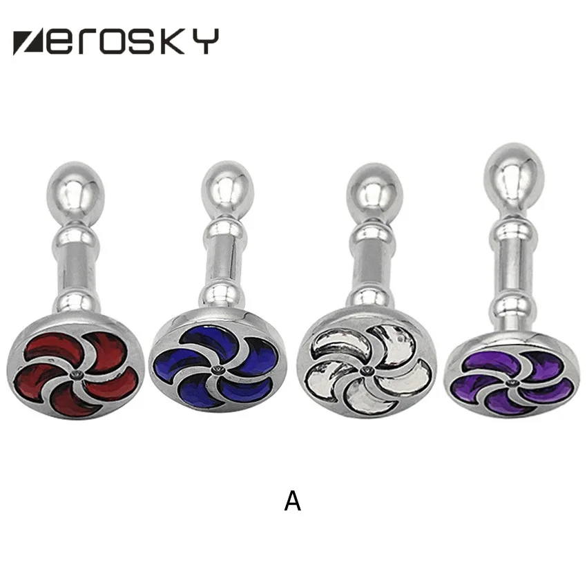 Zerosky Хрустальная Анальная пробка из нержавеющей стали бусинки с драгоценными