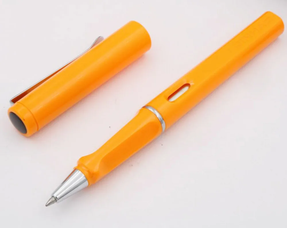 Jinhao599 пластиковая Классическая оранжевая лакированная Ручка-роллер