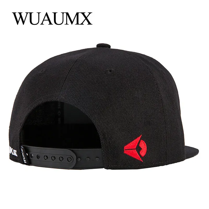 Wuaumx бренд Snapback шапки Для мужчин без каблука шляпе женщин Бейсбол хип хоп