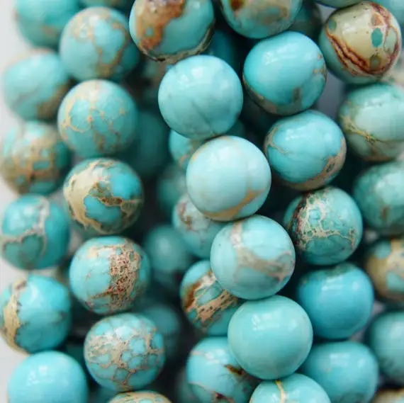 Морской осадочный Imperial Jasper бисер-Круглый 6 мм драгоценный камень бисер-полная