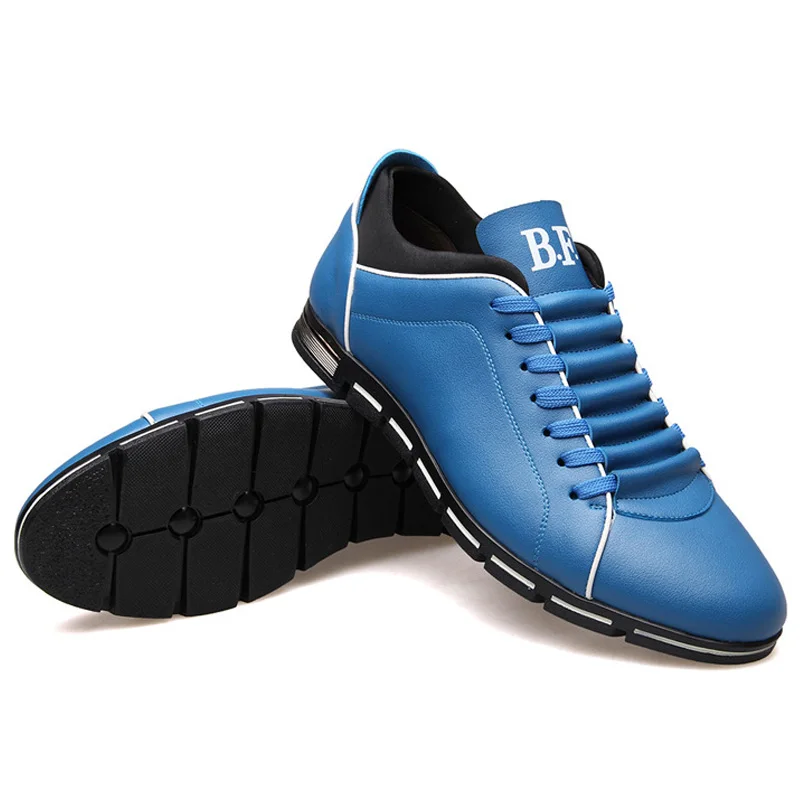 Plus Size 37-50 Men Casual Shoes Fashion Leather For Flat Loafers Sneaker Brand Footwear | Обувь