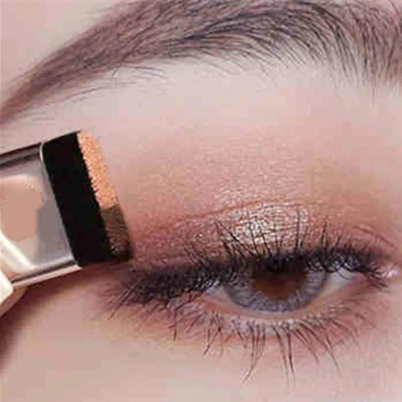 Двойной цвет Lazy Eye Shadow Layer макияж палитра водонепроницаемый для начинающих