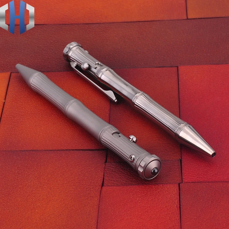 spesifikasi Titanium Pena Taktis Gyro Fungsi EDC Portable Jendela Rusak Portabel Pria Dan Wanita Hadiah