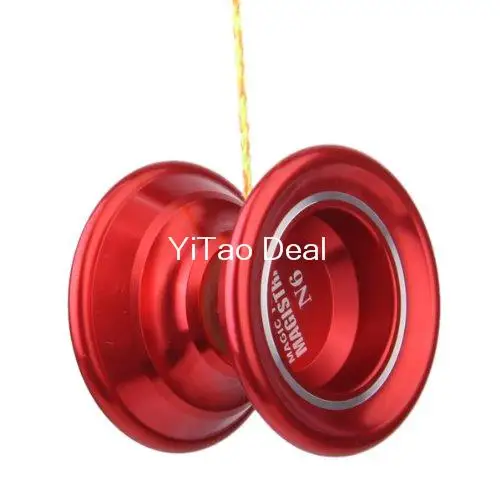 Magic YOYO новая версия YoYo N6 Красный Профессиональный шар йо из алюминиевого сплава