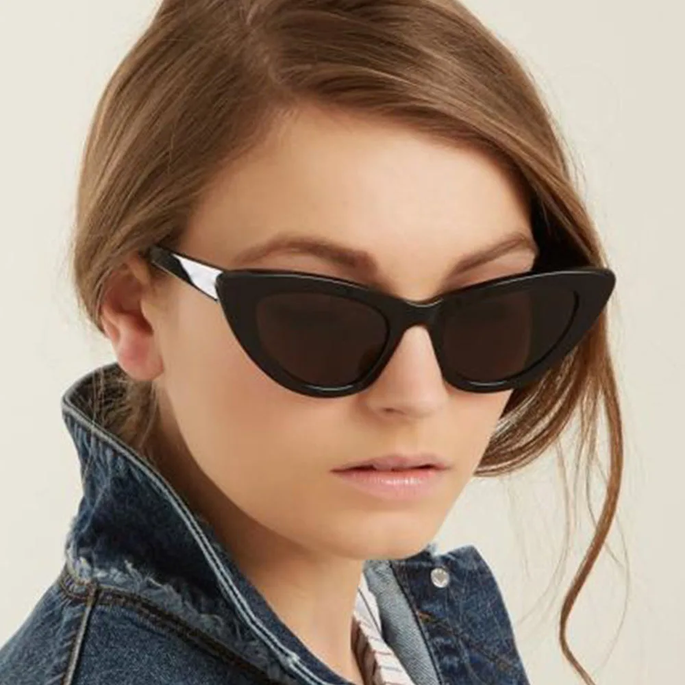 Фото Солнцезащитные очки кошачий глаз в винтажном стиле UV400 | Аксессуары для одежды