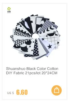 Shuanshuo, кофейная ткань, Лоскутная ткань, ткань ручной работы, для шитья, для детей и малышей, простыни, платье, 40*50 см, 8 шт./лот