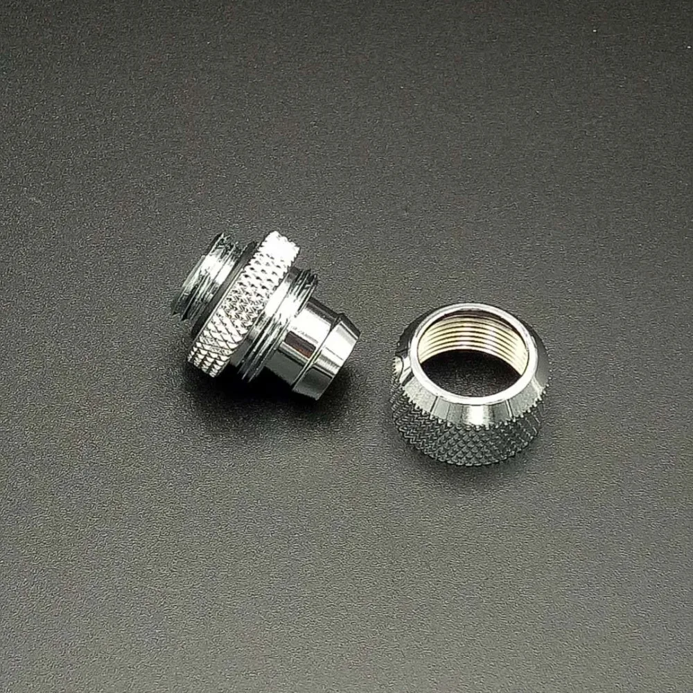 4 шт. оптовая продажа с фабрики поставка Черный Серебряный G1/4 &quot3/8&quot ID X 1/2 &quotOD 9 5X12